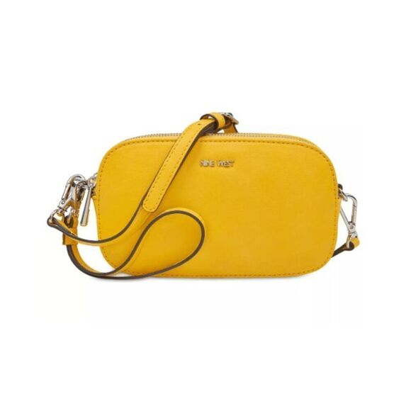 NINE WEST Yellow Zip Around Camera Crossbody Bag - Picture 8 of 8